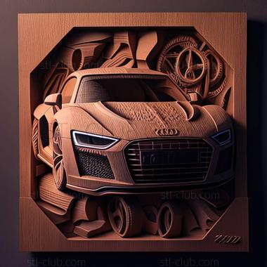 3D model Audi R8R (STL)